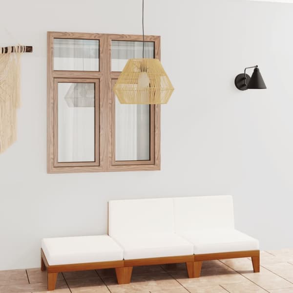 Mooistoerwonen 3-delt loungesett med puter heltre akasie 13