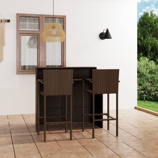 Mooistoerwonen 3-delt hagebarsett brunt 2
