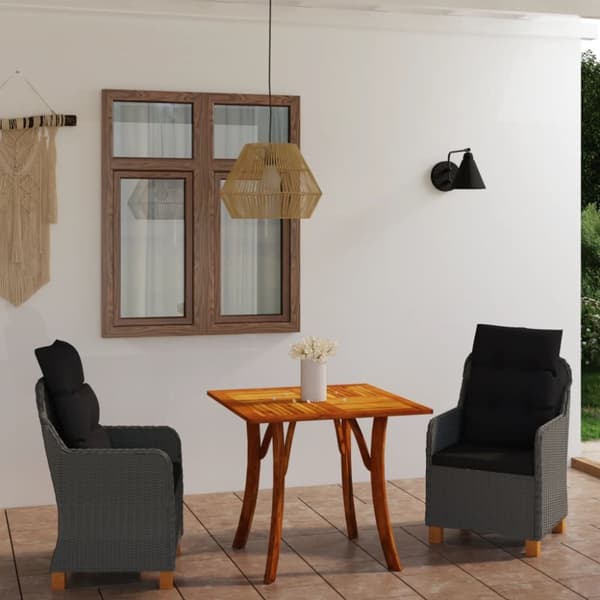 Mooistoerwonen 3-delt hagesett mørkegrå 3