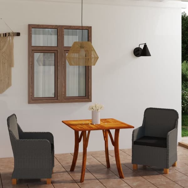 Mooistoerwonen 3-delt hagesett mørkegrå 5