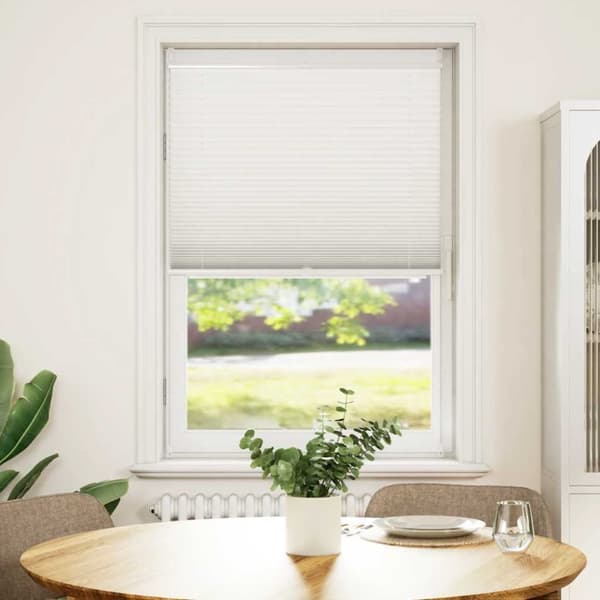 Plisserade persienner 60x200 cm vita