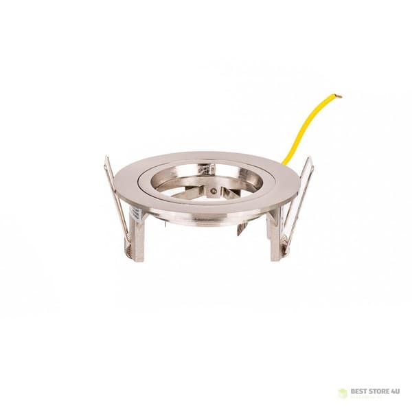 V-TAC Ögla Aluminium Gjuten GU10 Rund Satinerad VT-774-SN