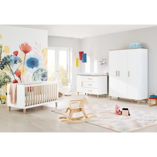 Rootz Lumi 3 -delkammare Set - COT BED - Byt enhet - Cabriolet - 145 cm x 77 cm x 84 cm (barnsäng)