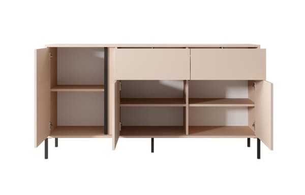 FURNLUX LIPASTO DAST BEIGE & MUSTA 153CM
