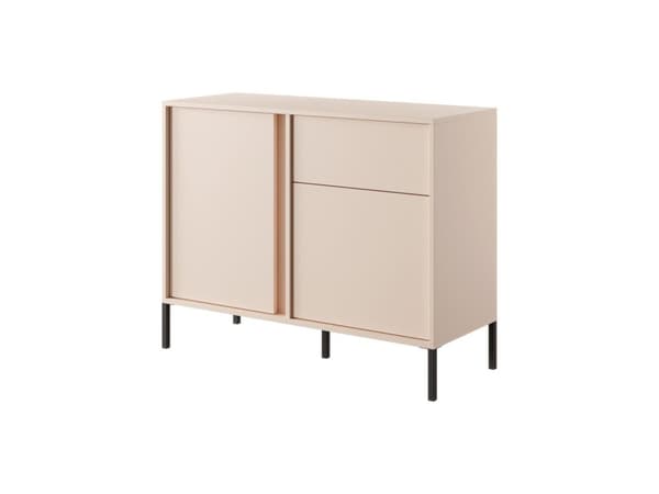 FURNLUX SKÄNK DAST BEIGE & SVART 103CM