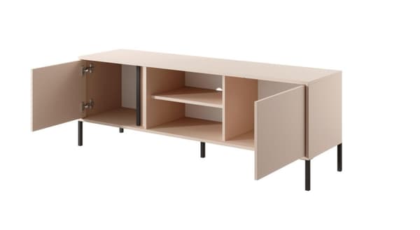FURNLUX TV-TELINE DAST BEIGE & MUSTA 153CM