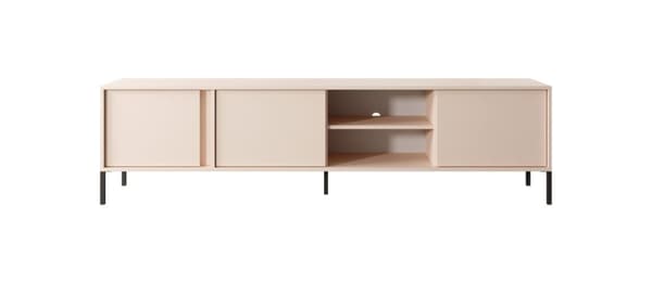 FURNLUX TV-BÄNK DAST BEIGE & SVART 203CM