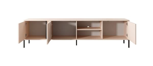 FURNLUX TV-BÄNK DAST BEIGE & SVART 203CM