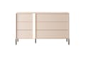 Pikkukuva 4 / 4: FURNLUX LIPASTO DAST BEIGE & MUSTA 137CM