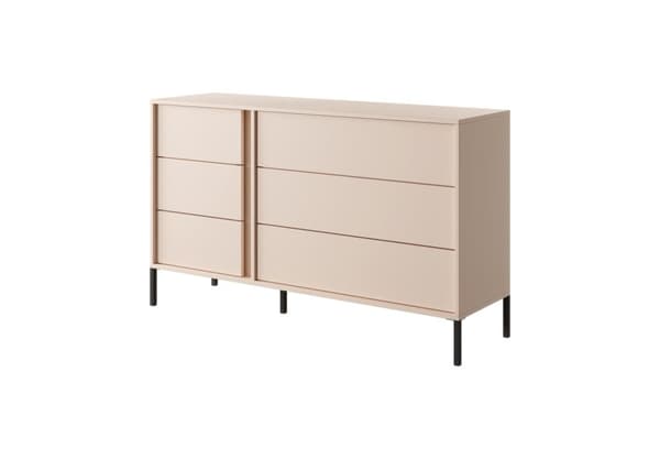 FURNLUX LIPASTO DAST BEIGE & MUSTA 137CM