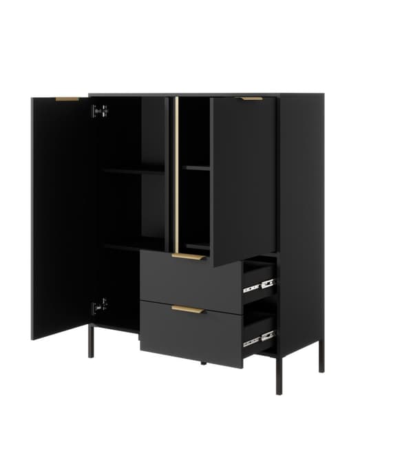 FURNLUX SKÄNK LARS SVART 103CM