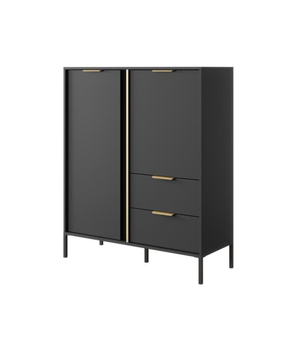 FURNLUX SKÄNK LARS SVART 103CM