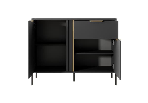 FURNLUX SKÄNK LARS SVART 103CM