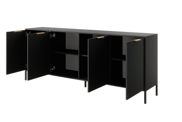 FURNLUX LIPASTO LARS MUSTA 203CM