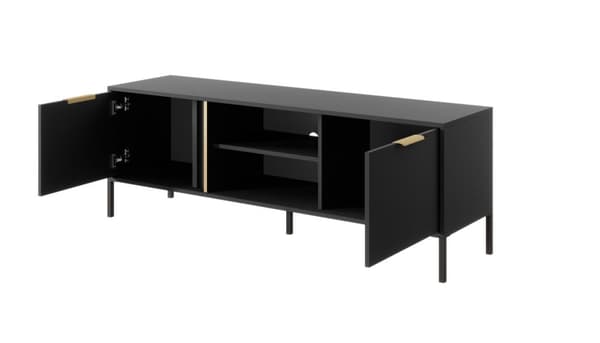 FURNLUX TV-BÄNK LARS SVART 153CM