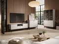 Miniatyrbild 5 av 6: FURNLUX TV-BÄNK JAPANDI BEIGE & SVART 154CM