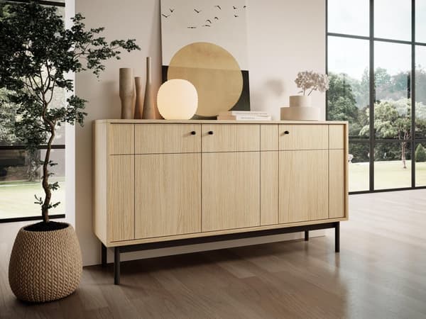 FURNLUX LIPASTO JAPANDI TAMMI & MUSTA 154CM