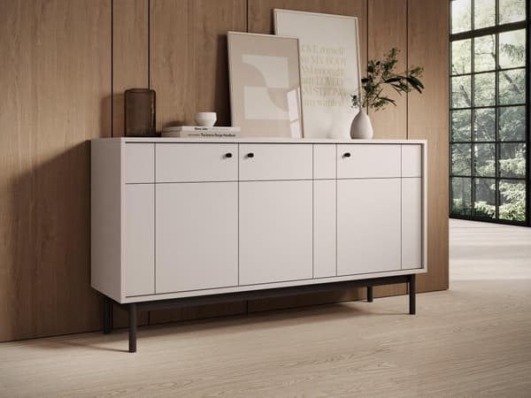 FURNLUX SKÄNK JAPANDI BEIGE & SVART 154CM