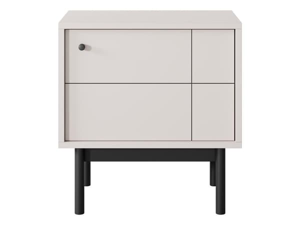 FURNLUX NATTDUKSBORD JAPANDI BEIGE & SVART 54CM