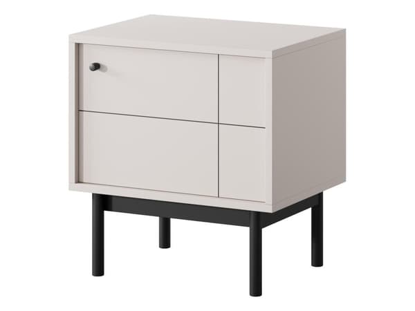 FURNLUX NATTDUKSBORD JAPANDI BEIGE & SVART 54CM
