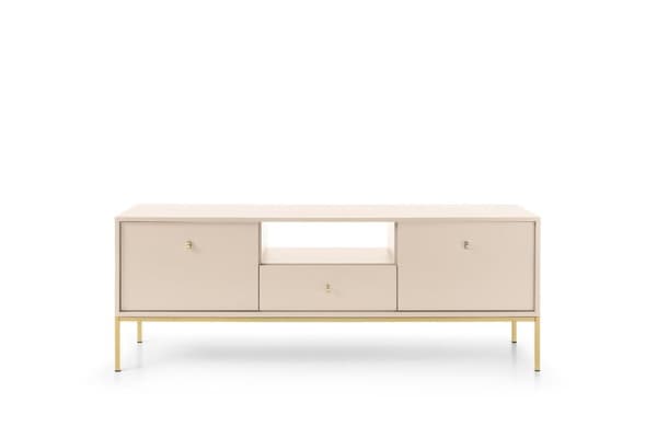 FURNLUX TV-TELINE MONO BEIGE & KULTA 154CM