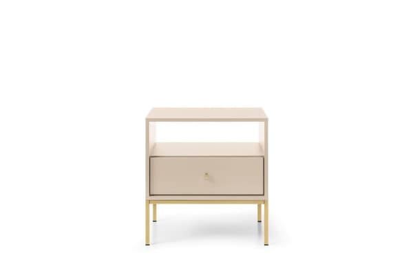 FURNLUX NATTDUKSBORD MONO BEIGE & GULD 54CM