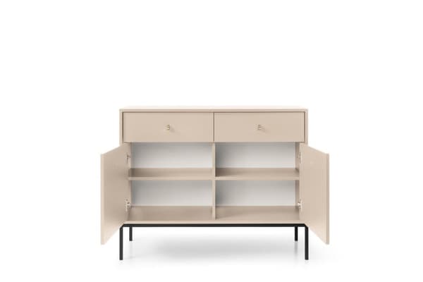 FURNLUX SKÄNK MONO BEIGE & SVART 104CM