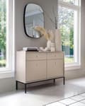 Miniatyrbild 5 av 7: FURNLUX SKÄNK MONO BEIGE & SVART 104CM