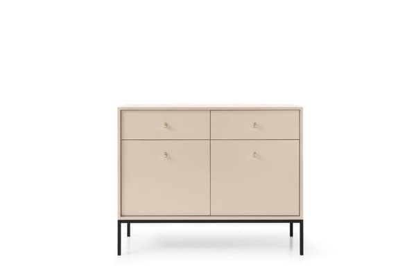 FURNLUX SKÄNK MONO BEIGE & SVART 104CM