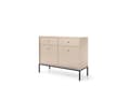 Miniatyrbild 1 av 7: FURNLUX SKÄNK MONO BEIGE & SVART 104CM