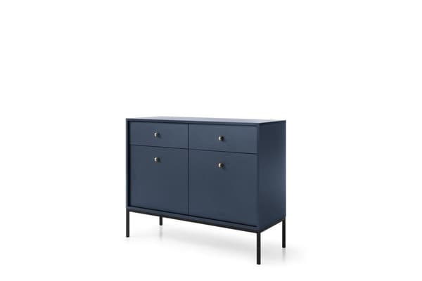 FURNLUX SKÄNK MONO MARINBLÅ & SVART 104CM