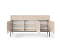 Pikkukuva 4 / 7: FURNLUX SIVUPÖYTÄ MONO BEIGE & MUSTA 154CM