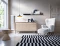 Pikkukuva 5 / 7: FURNLUX SIVUPÖYTÄ MONO BEIGE & MUSTA 154CM