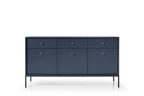 FURNLUX SKÄNK MONO MARINBLÅ & SVART 154CM