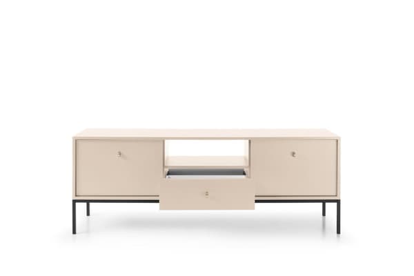 FURNLUX TV-BORD MONO BEIGE & SORT 154CM