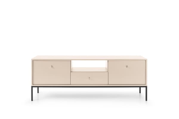 FURNLUX TV-BORD MONO BEIGE & SORT 154CM