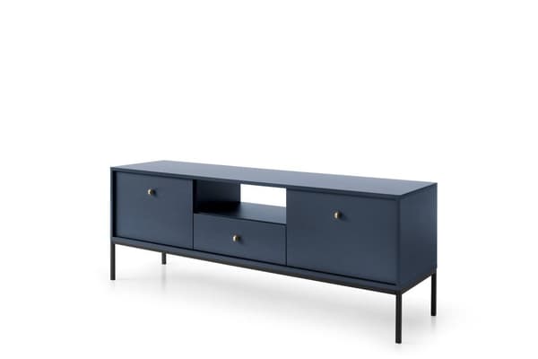 FURNLUX TV-TELINE MONO LAIVASTONSININEN & MUSTA 154CM