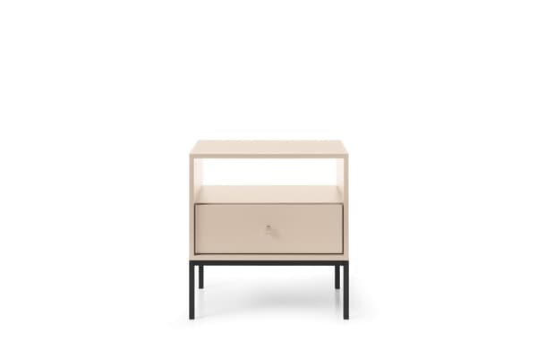 FURNLUX YÖPÖYTÄ MONO BEIGE & MUSTA 54CM