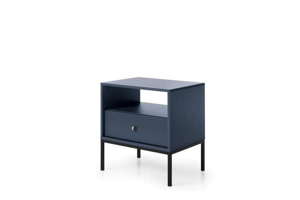 FURNLUX YÖPÖYTÄ MONO LAIVASTONSININEN & MUSTA 54CM