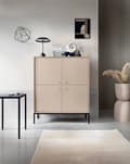 Miniatyrbild 5 av 7: FURNLUX SKÄNK MONO BEIGE & SVART 104CM