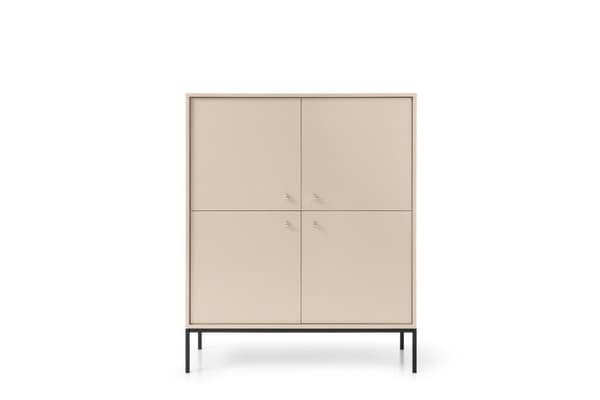 FURNLUX SKÄNK MONO BEIGE & SVART 104CM