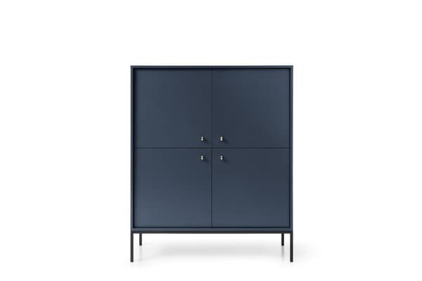 FURNLUX SKÄNK MONO MARINBLÅ & SVART 104CM
