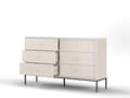 Pikkukuva 2 / 5: FURNLUX LIPASTO MONO BEIGE & MUSTA 154CM