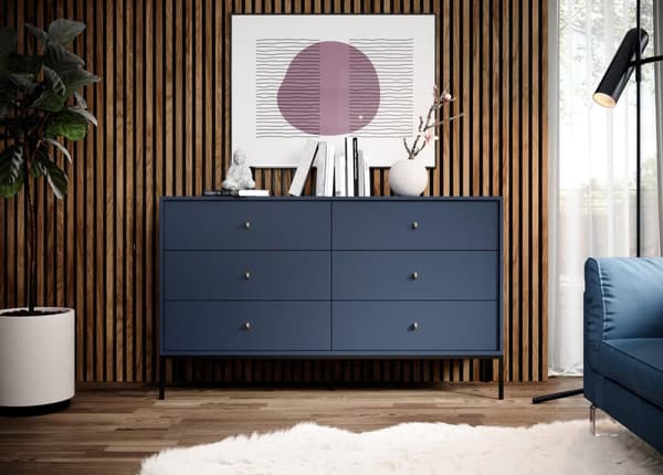 FURNLUX LIPASTO MONO LAIVASTONSININEN & MUSTA 154CM