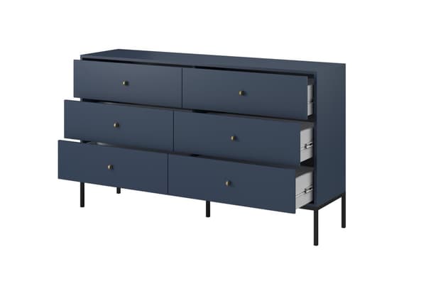 FURNLUX LIPASTO MONO LAIVASTONSININEN & MUSTA 154CM