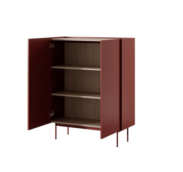 FURNLUX SKÄNK FÄRG RÖD 97CM