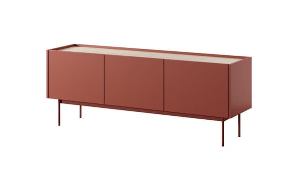 FURNLUX TV-TELINE VÄRI PUNAINEN 144CM