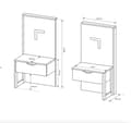 Miniatyrbillede 5 af 5: FURNLUX NATBORD ARDEN SORT 52CM
