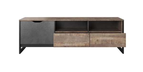 FURNLUX TV-BÄNK ARDEN SVART 161CM