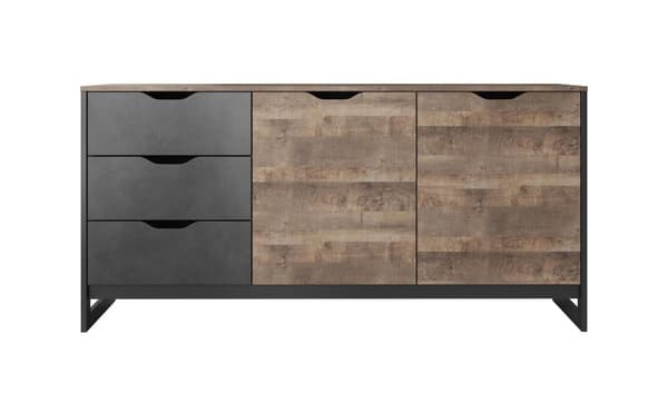 FURNLUX SKÄNK ARDEN SVART 161CM
